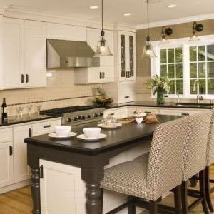 breakfast bar shaker style kitchen