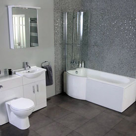 grey bathroom remodeling contractors Wilmette