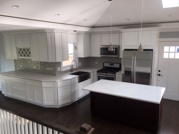 white kitchen remodeling contractors Skokie
